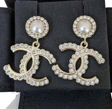 chanel 20b earrings|Chanel eternal 5 earrings.